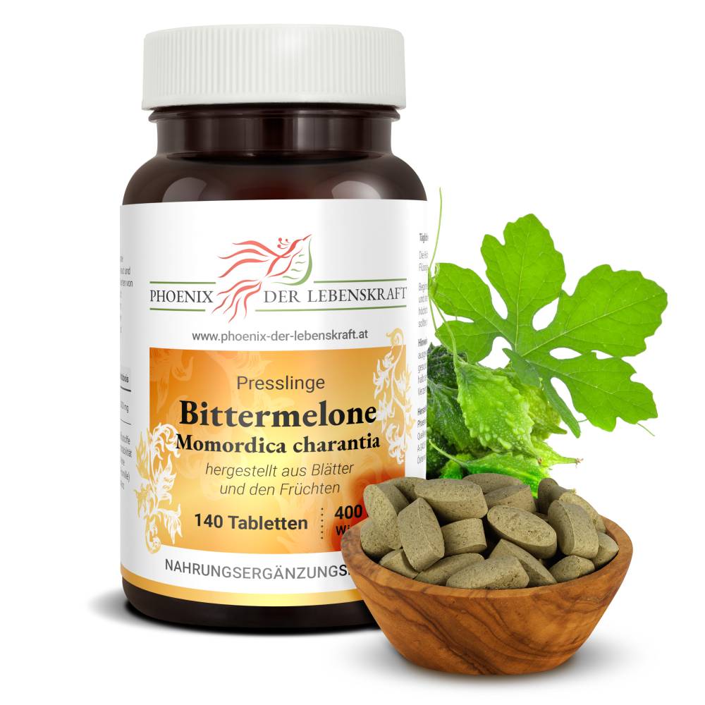 Bittermelone (Momordica charantia) - Tabletten, 400 mg Wirkstoff