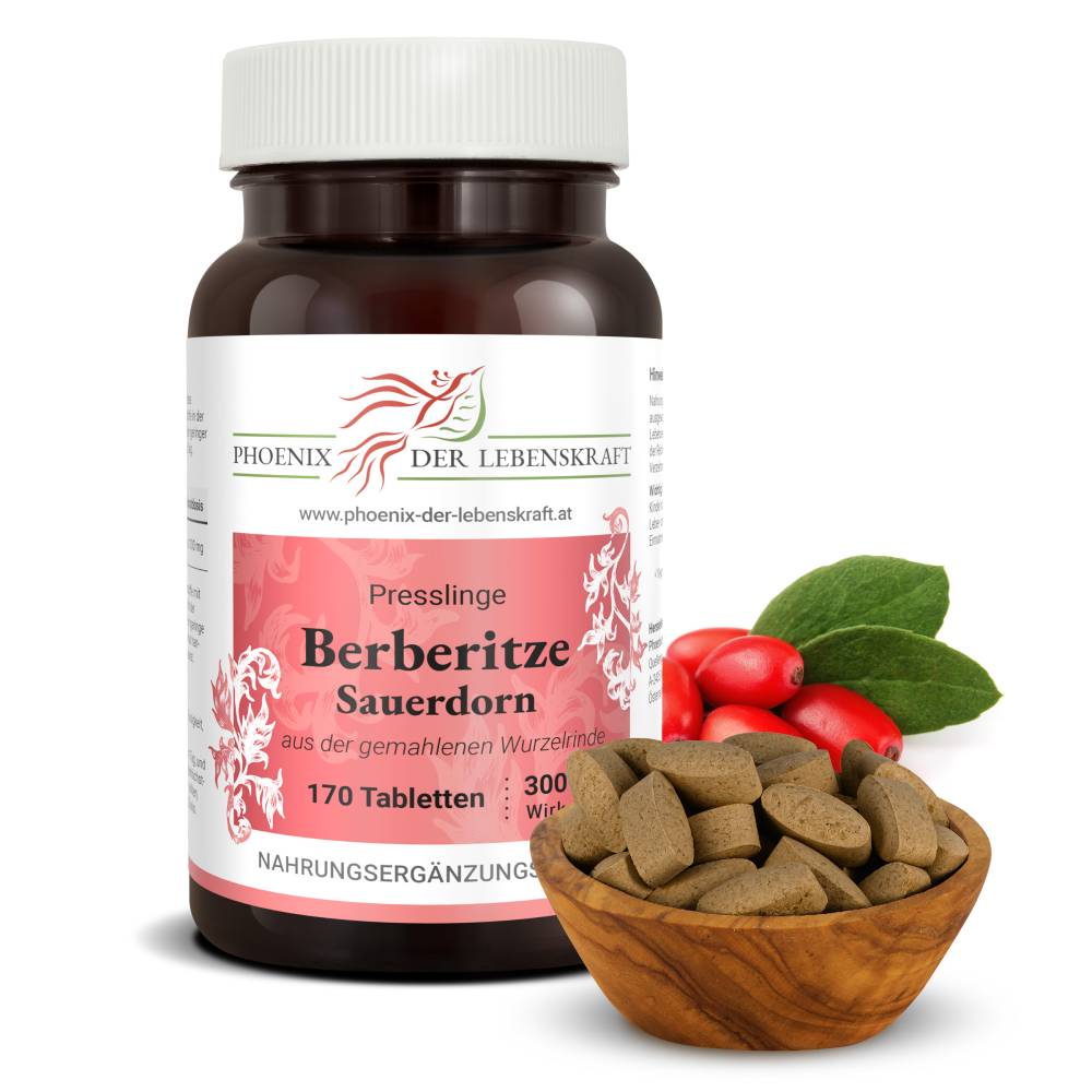 Berberitze (Berberis vulgaris) - Tabletten, 300 mg Wirkstoff