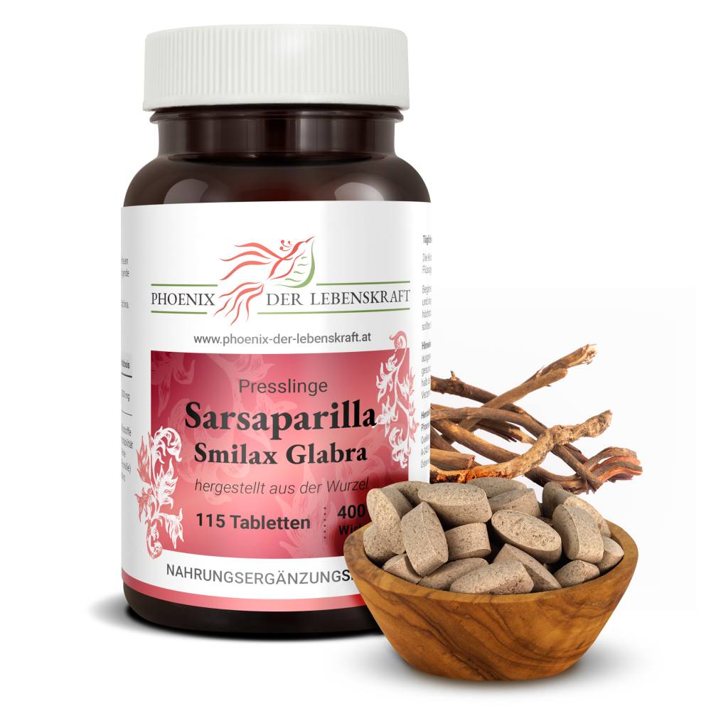 Sarsaparilla (Smilax glabra) - Tabletten, 400 mg Wirkstoff