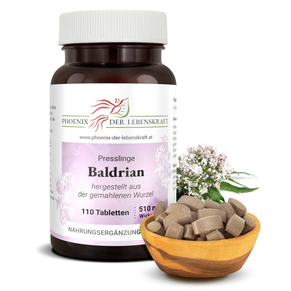 Baldrian (Valeriana officinalis) - Tabletten, 510 mg Wirkstoff