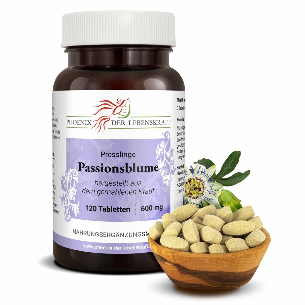Passionsblume (Passiflora incarnata) - Tabletten, 360 mg Wirkstoff