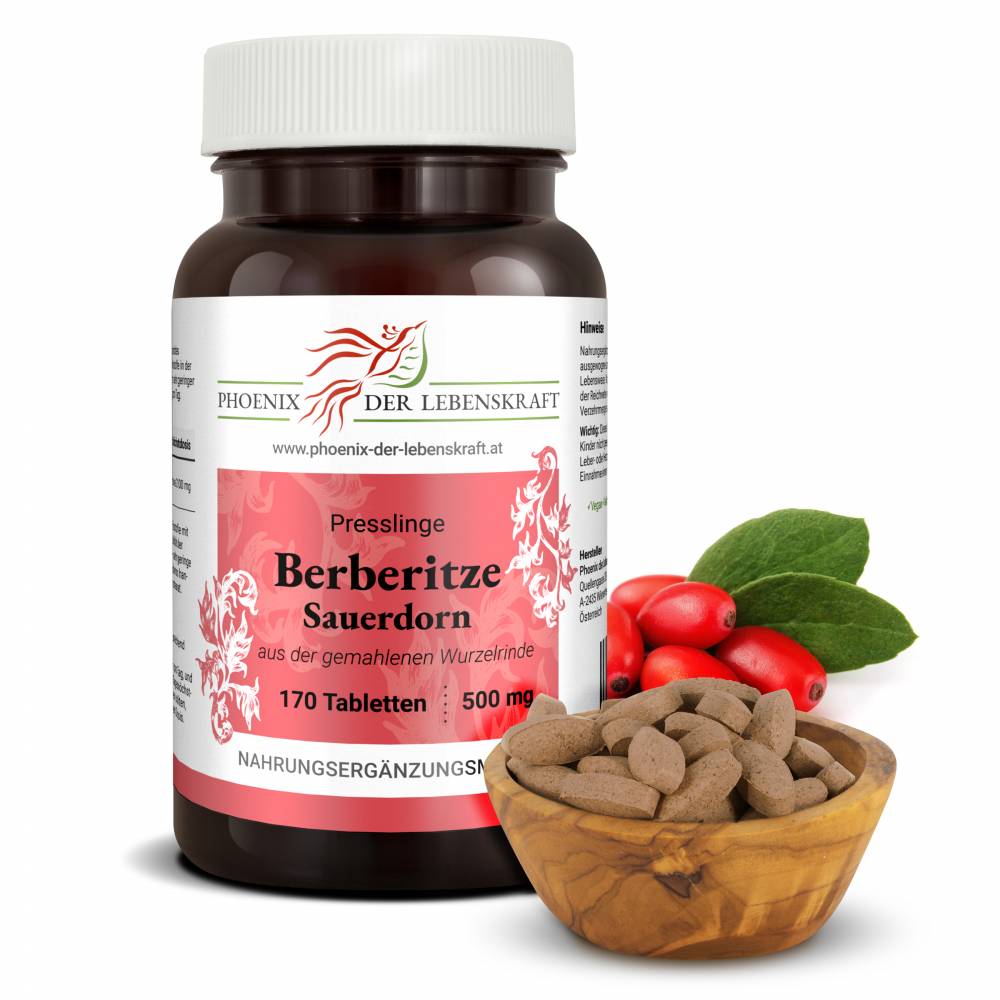 Berberitze (Sauerdorn) Tabletten, 500 mg