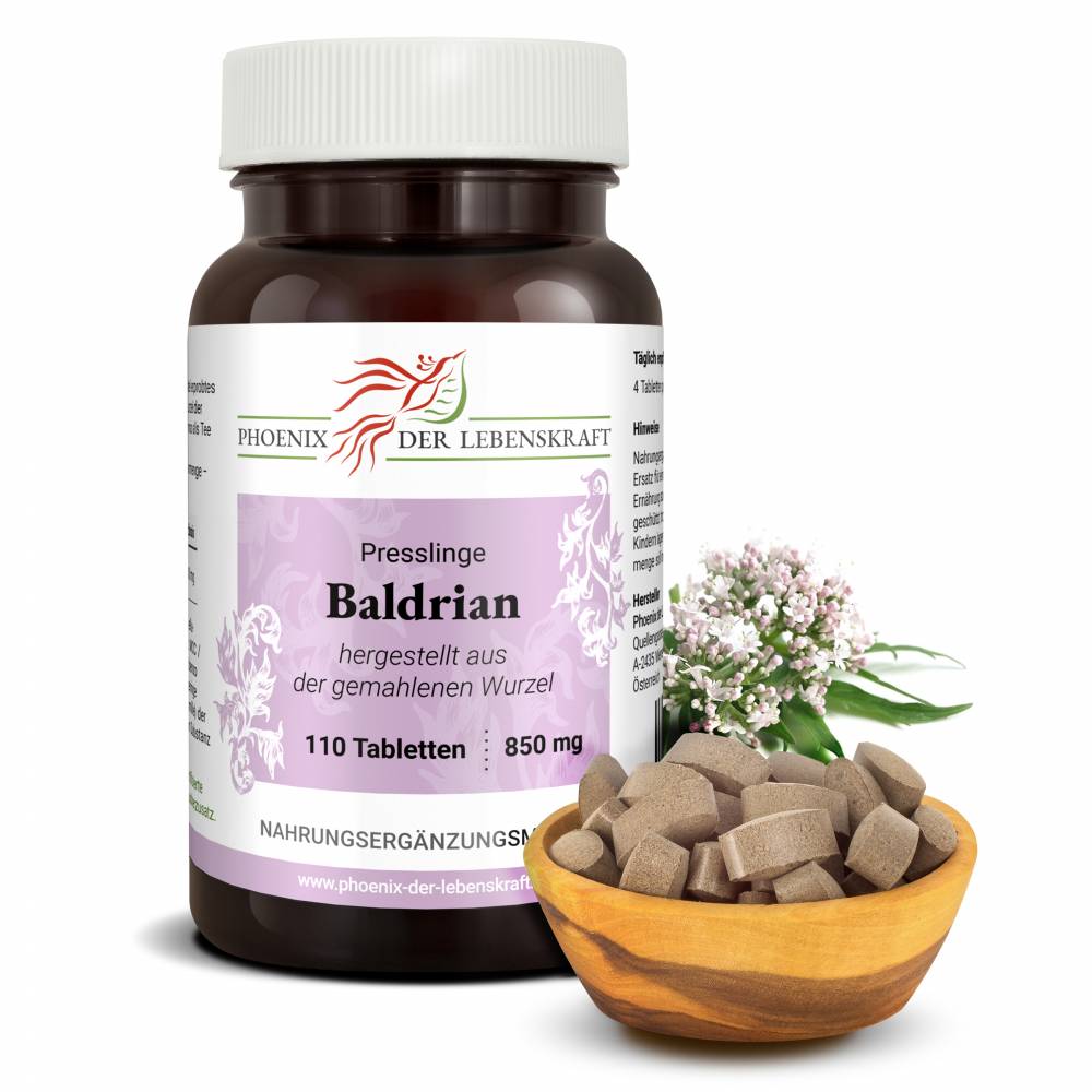 Baldrian Tabletten, 510 mg Wirkstoff